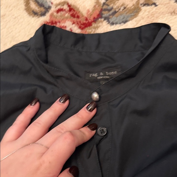 Rag and Bone Button Up Dress (Gretchen Twist Poplin) - Picture 2 of 4